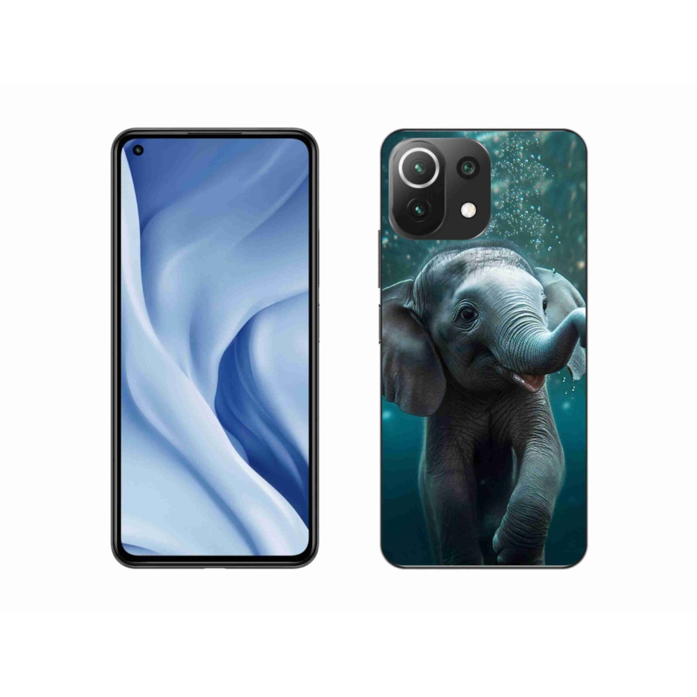 Gelový kryt mmCase na Xiaomi 11 Lite 5G NE - slůně pod vodou