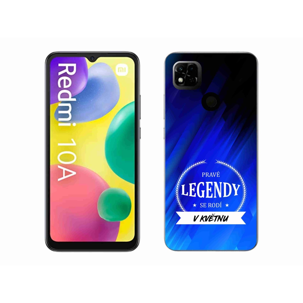 Gelový kryt mmCase na Xiaomi Redmi 10A - legendy v květnu modré pozadí