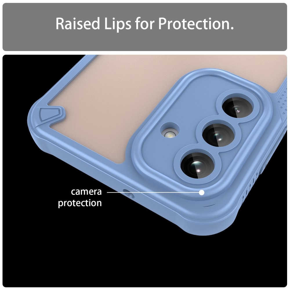 Frosted odolný kryt na Samsung Galaxy A26 5G - modrý