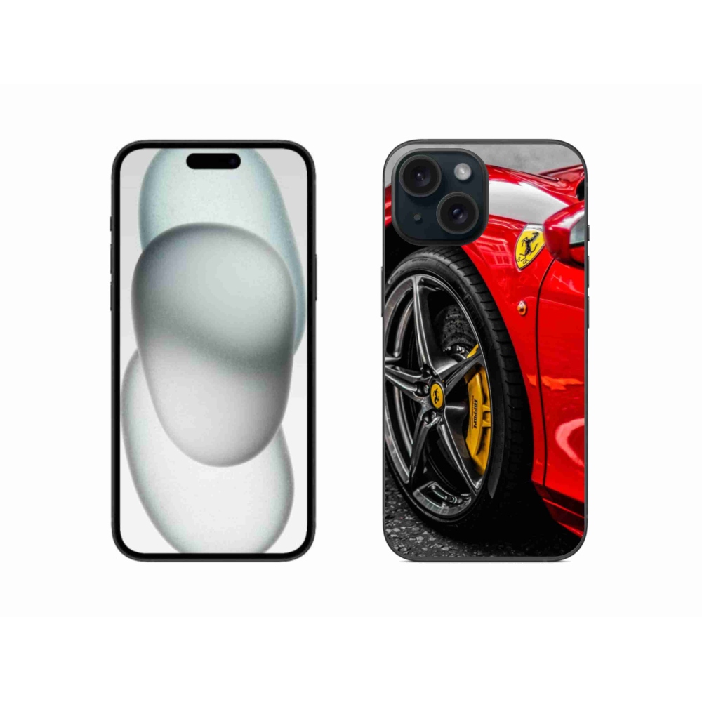 Gelový kryt mmCase na iPhone 15 - auto 1