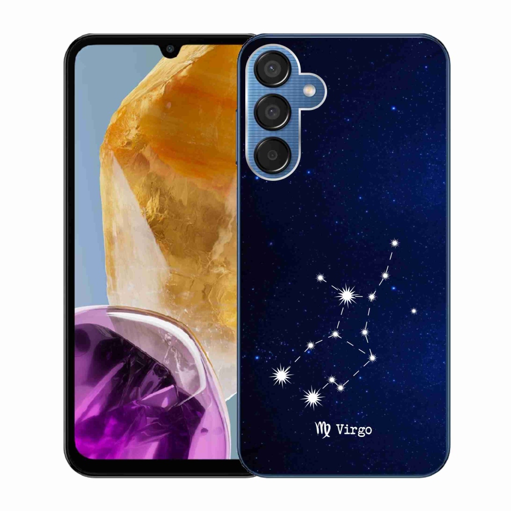 Gelový kryt mmCase na Samsung Galaxy M15 5G - souhvězdí Panny