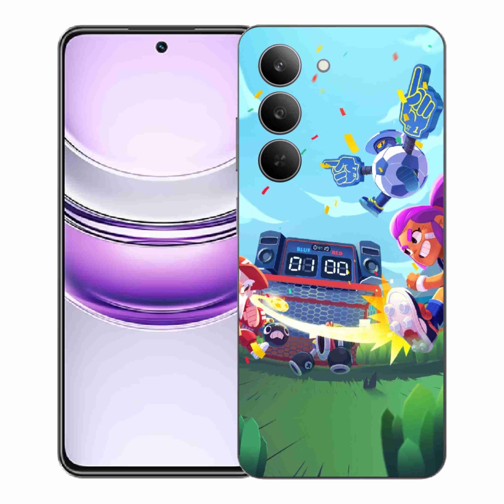 Gelový kryt mmCase na Realme 14x 5G - brawl stars 1