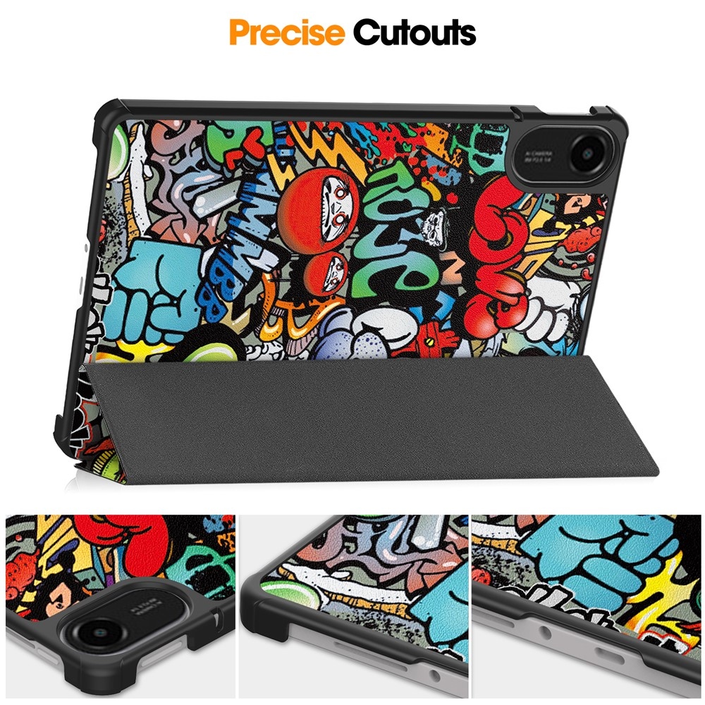 Patte chytré zavírací pouzdro na Xiaomi Redmi Pad 2 - graffiti