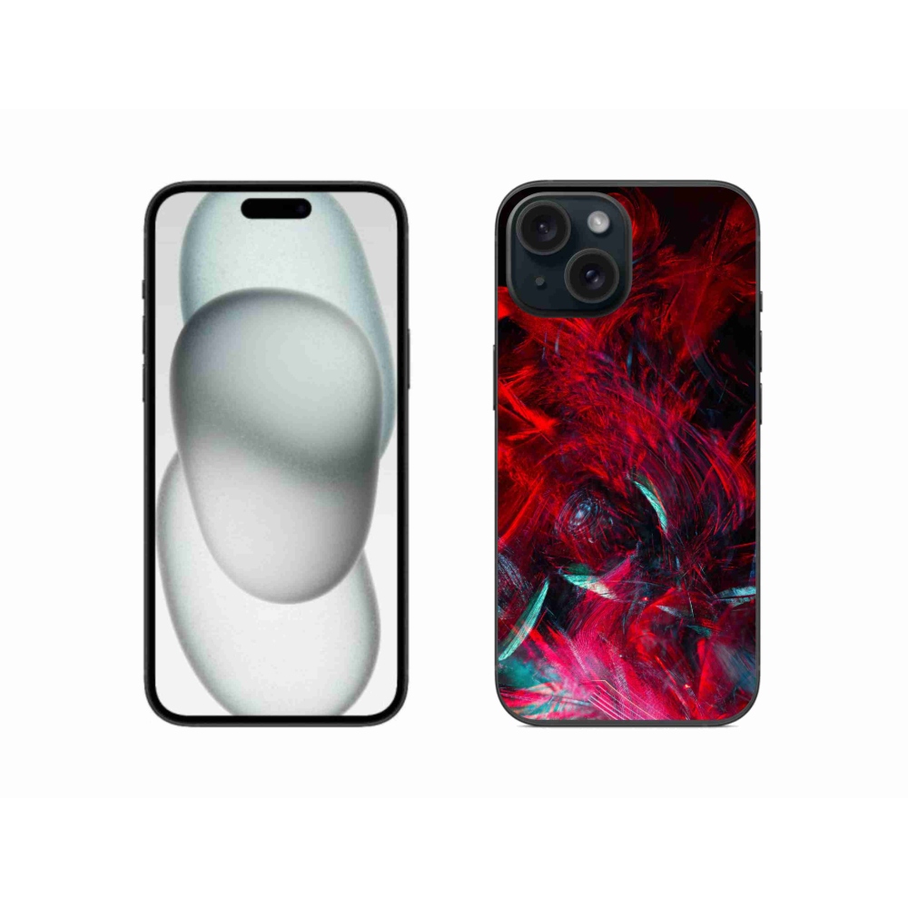 Gelový kryt mmCase na iPhone 15 - abstrakt 16