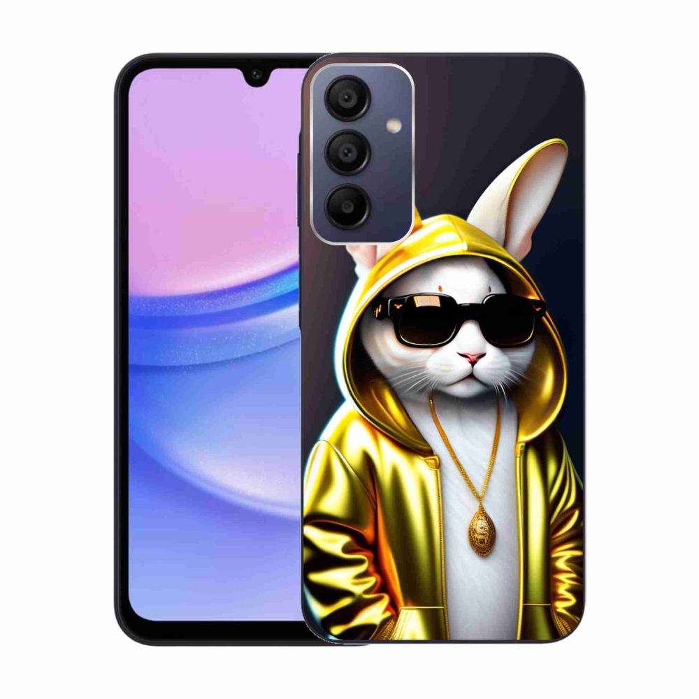 Gelový kryt mmCase na Samsung Galaxy A15 4G/5G - kočka boss