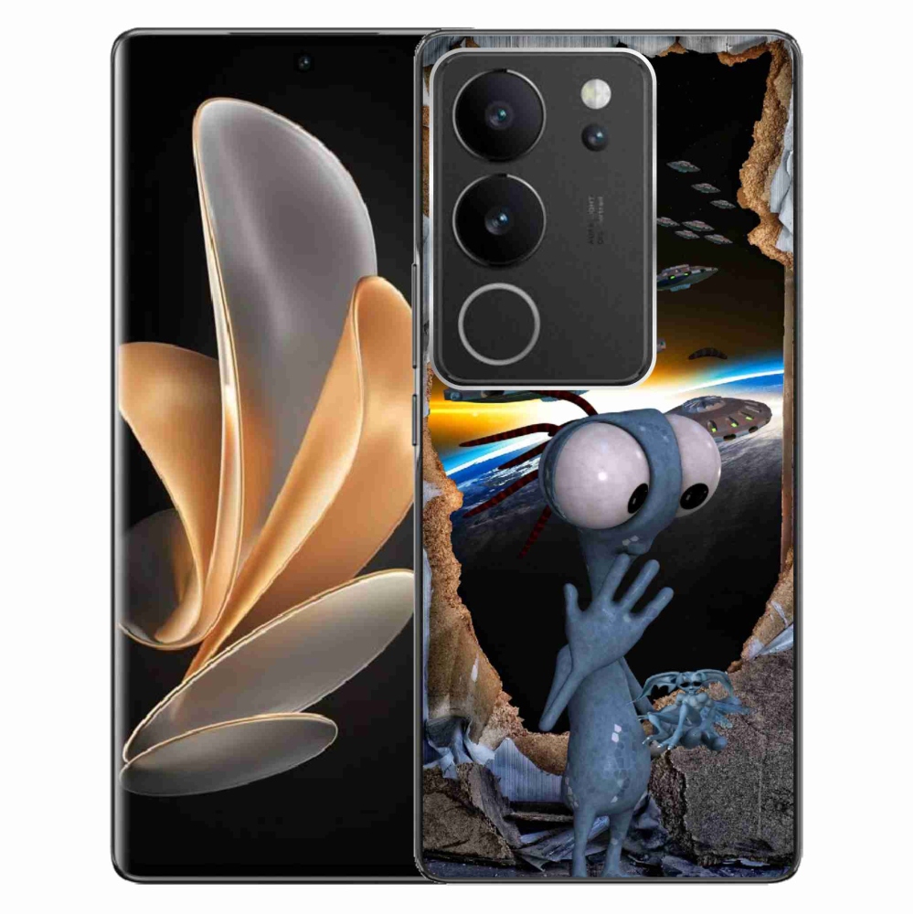 Gelový kryt mmCase na Vivo V29 5G - mimozemšťan