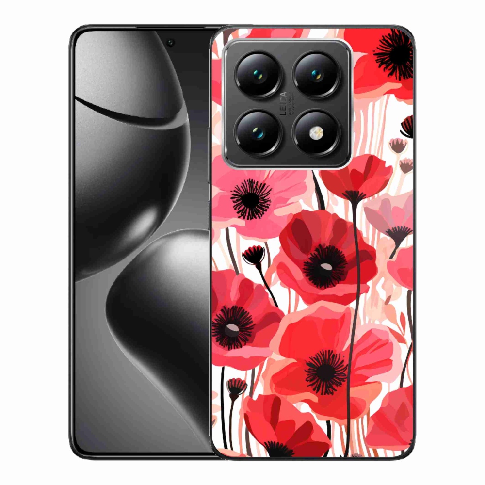 Gelový kryt mmCase na Xiaomi 14T - vlčí mák 1