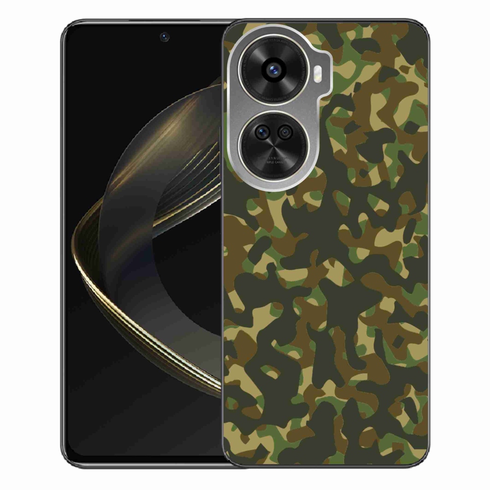 Gelový kryt mmCase na Huawei Nova 12 SE - maskáčový vzor 1