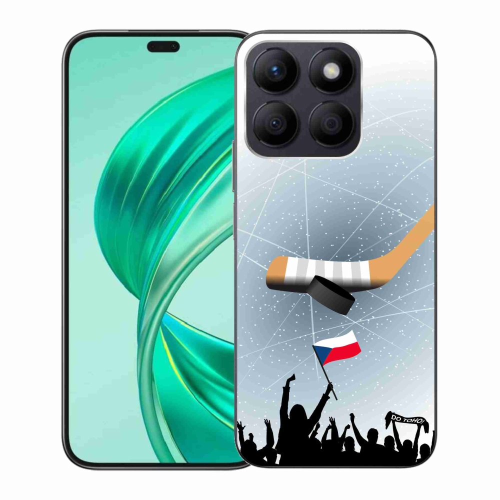 Gelový kryt mmCase na Honor X8b - fanoušci hokeje