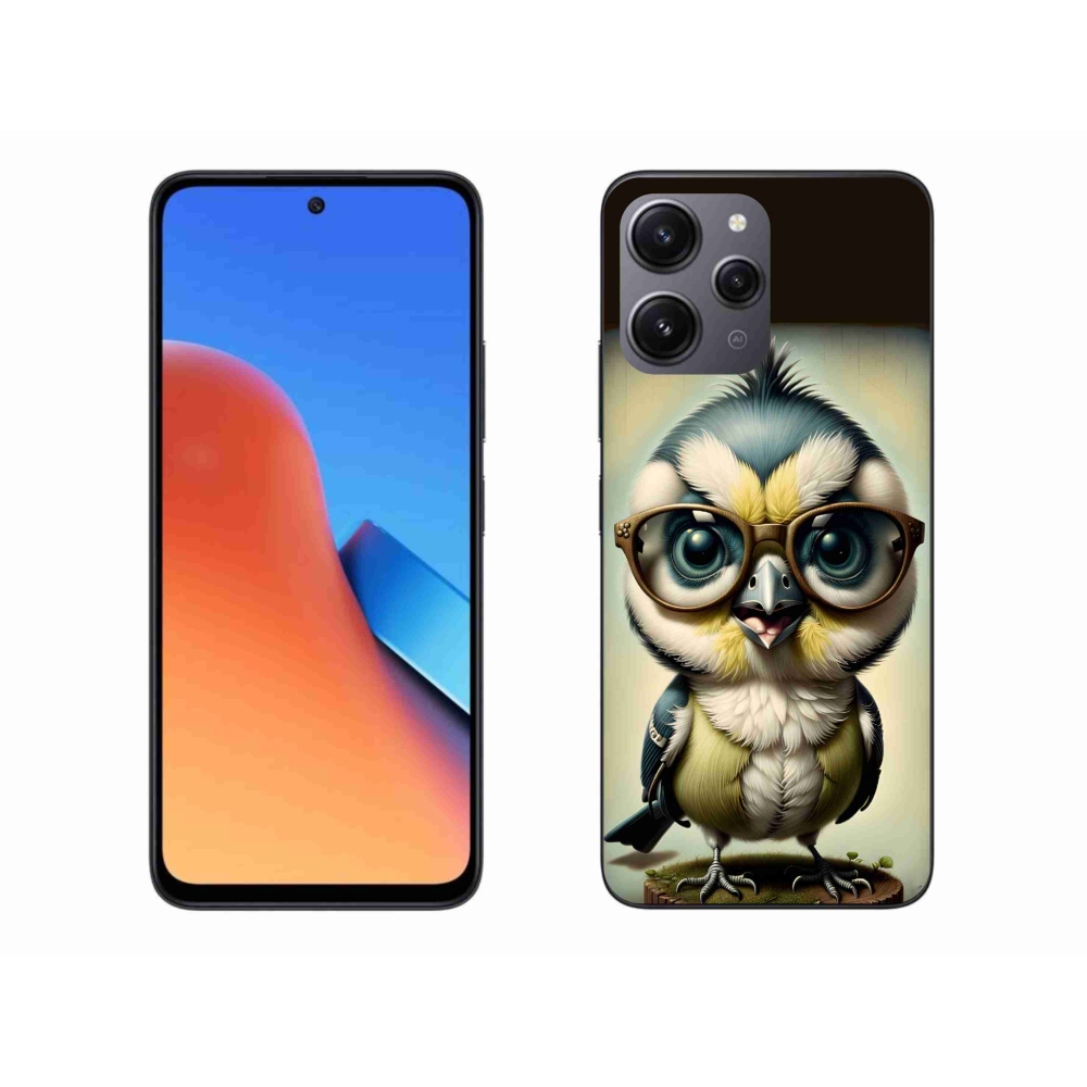 Gelový kryt mmCase na Xiaomi Redmi 12 - mládě s brýlemi