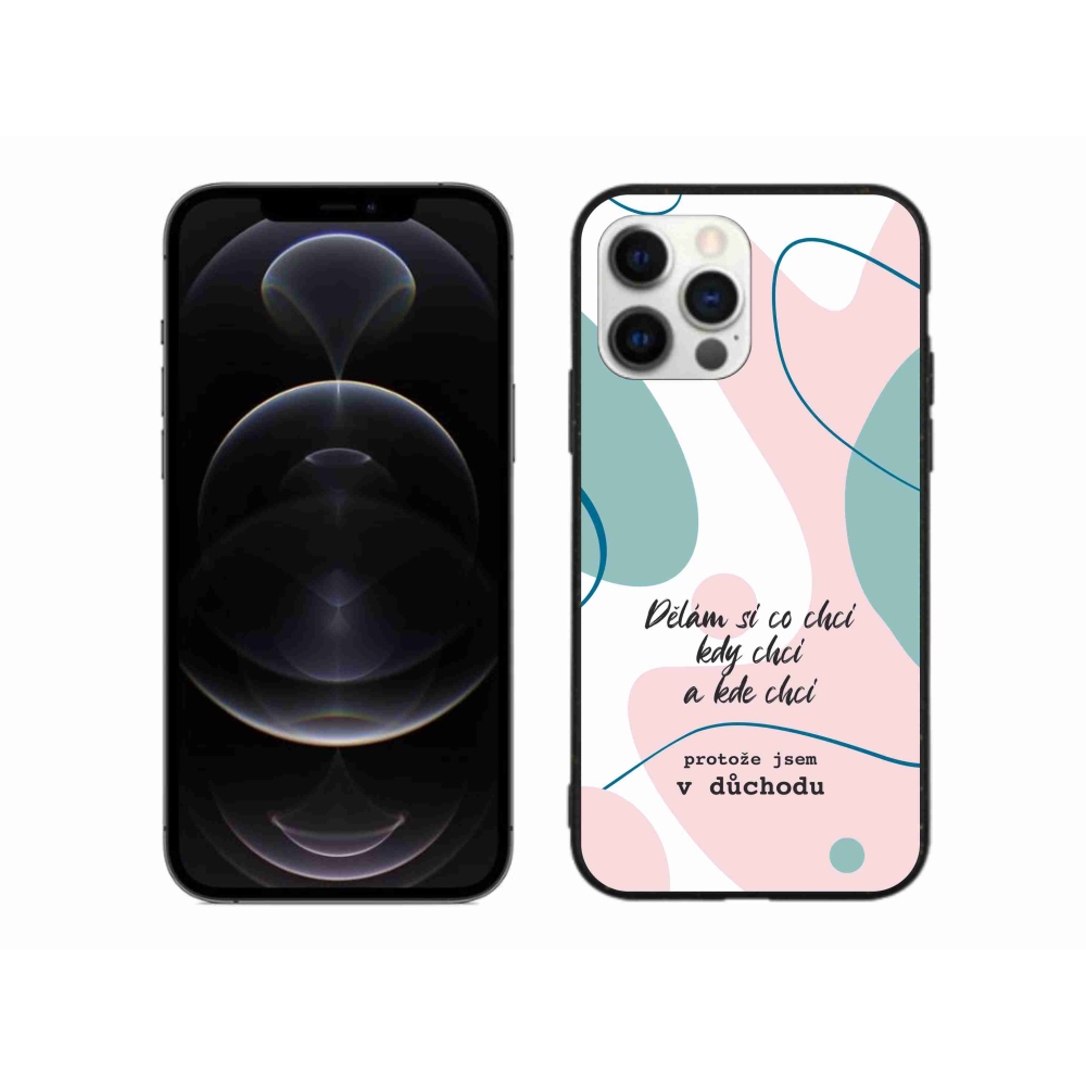 Gelový kryt mmCase na iPhone 12 Pro Max - vtipný text 10 bílé pozadí