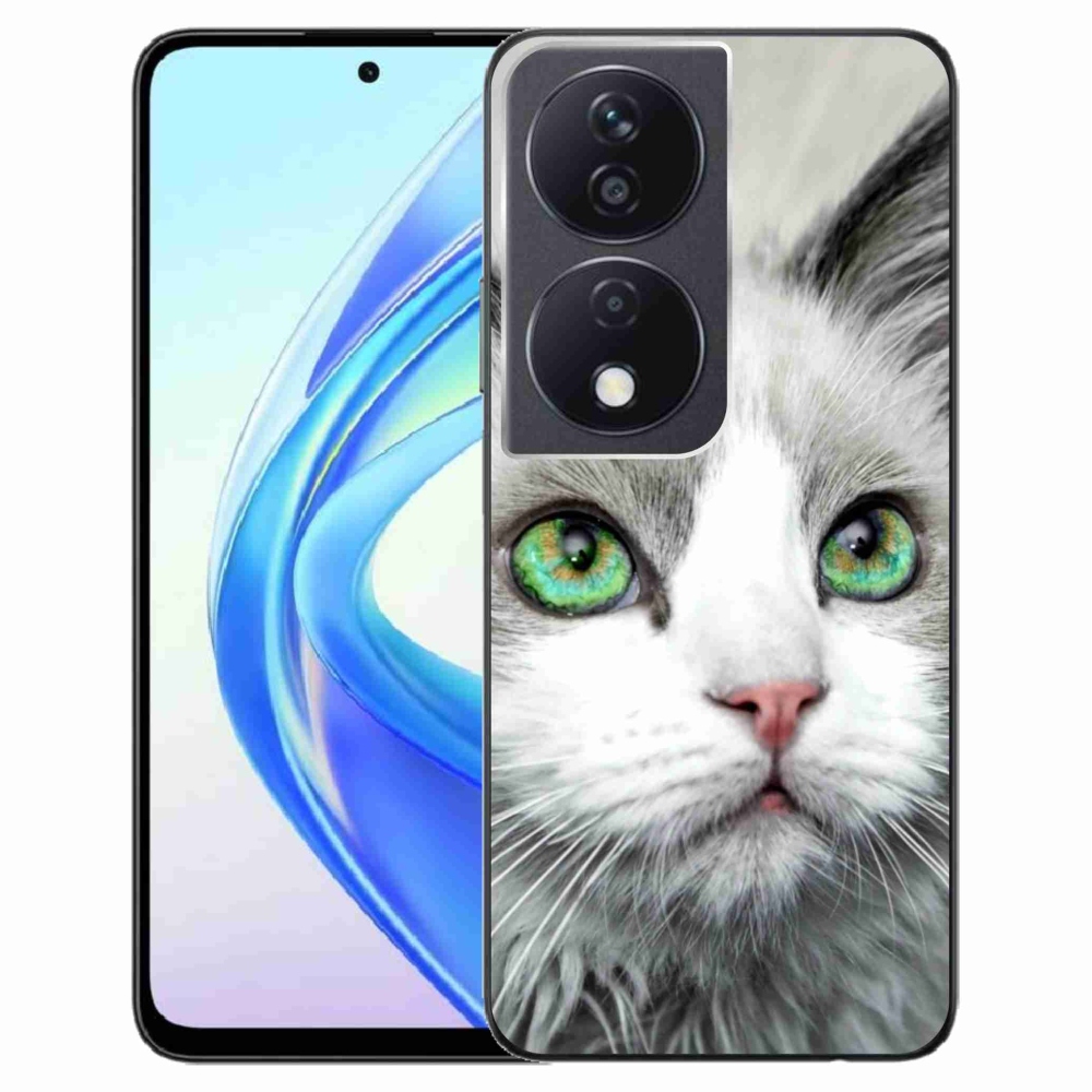 Gelový kryt mmCase na Honor X7b/Honor 90 Smart - kočičí pohled