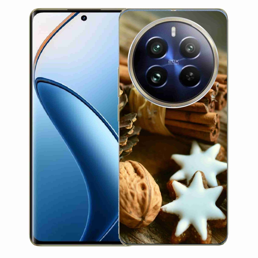 Gelový kryt mmCase na Realme 12 Pro 5G/12 Pro+ 5G - skořice a perníčky