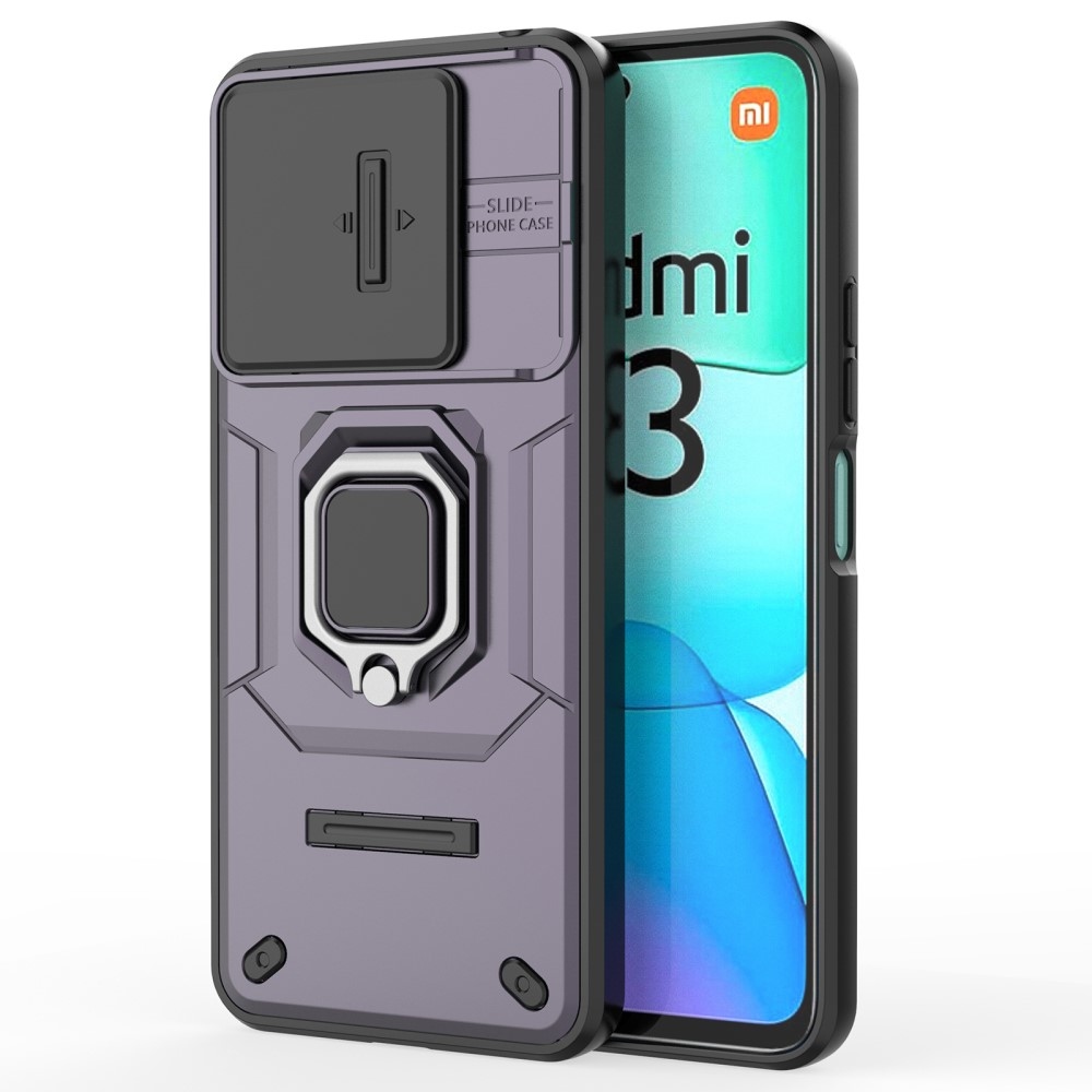 Lens odolný hybridní kryt na Xiaomi Redmi 13 4G/Poco M6 4G - fialový
