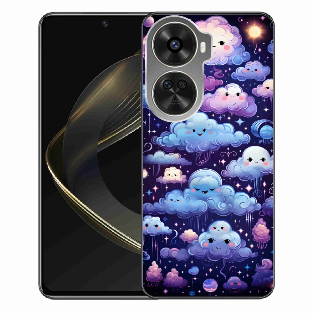 Gelový kryt mmCase na Huawei Nova 12 SE - mráčky