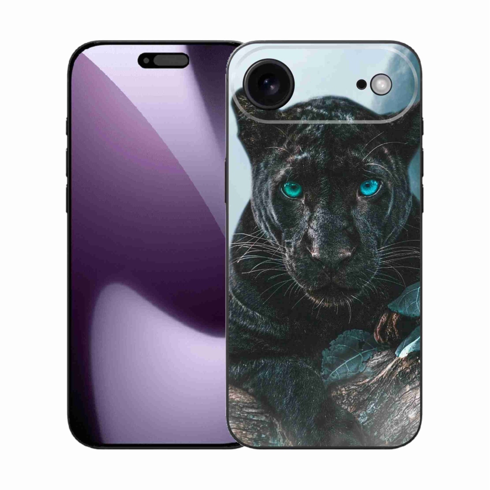 Gelový kryt mmCase na iPhone 17 Air - černý panter
