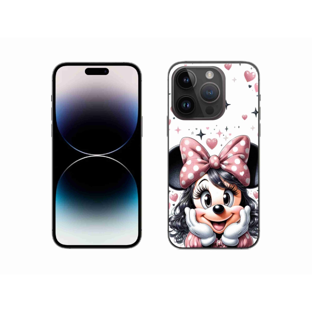 Gelový kryt mmCase na iPhone 14 Pro 6.1 - minnie