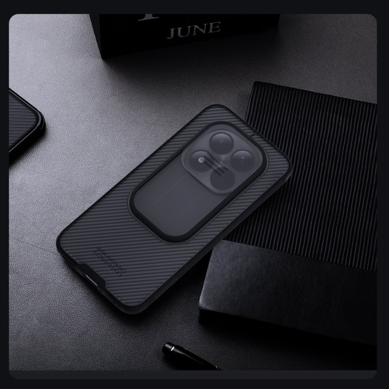 Nillkin CamShield PRO Zadní Kryt pro Xiaomi Redmi Note 15 Pro 5G Transparent Black