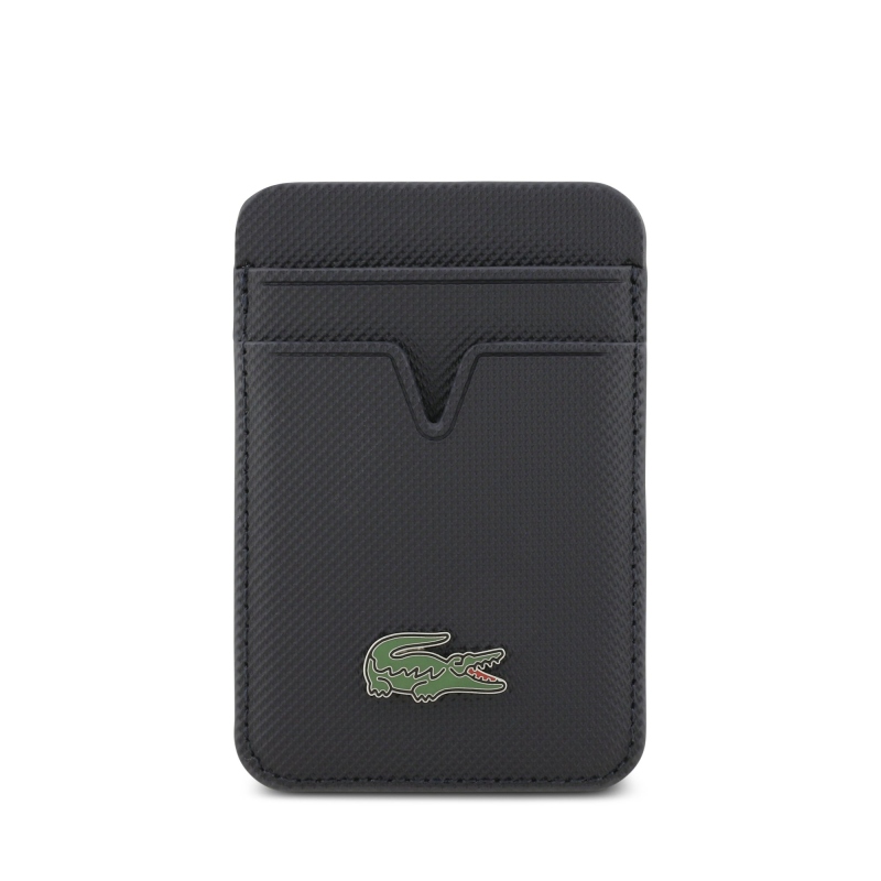 Lacoste PU Iconic Petit Pique MagSafe Peněženka Navy
