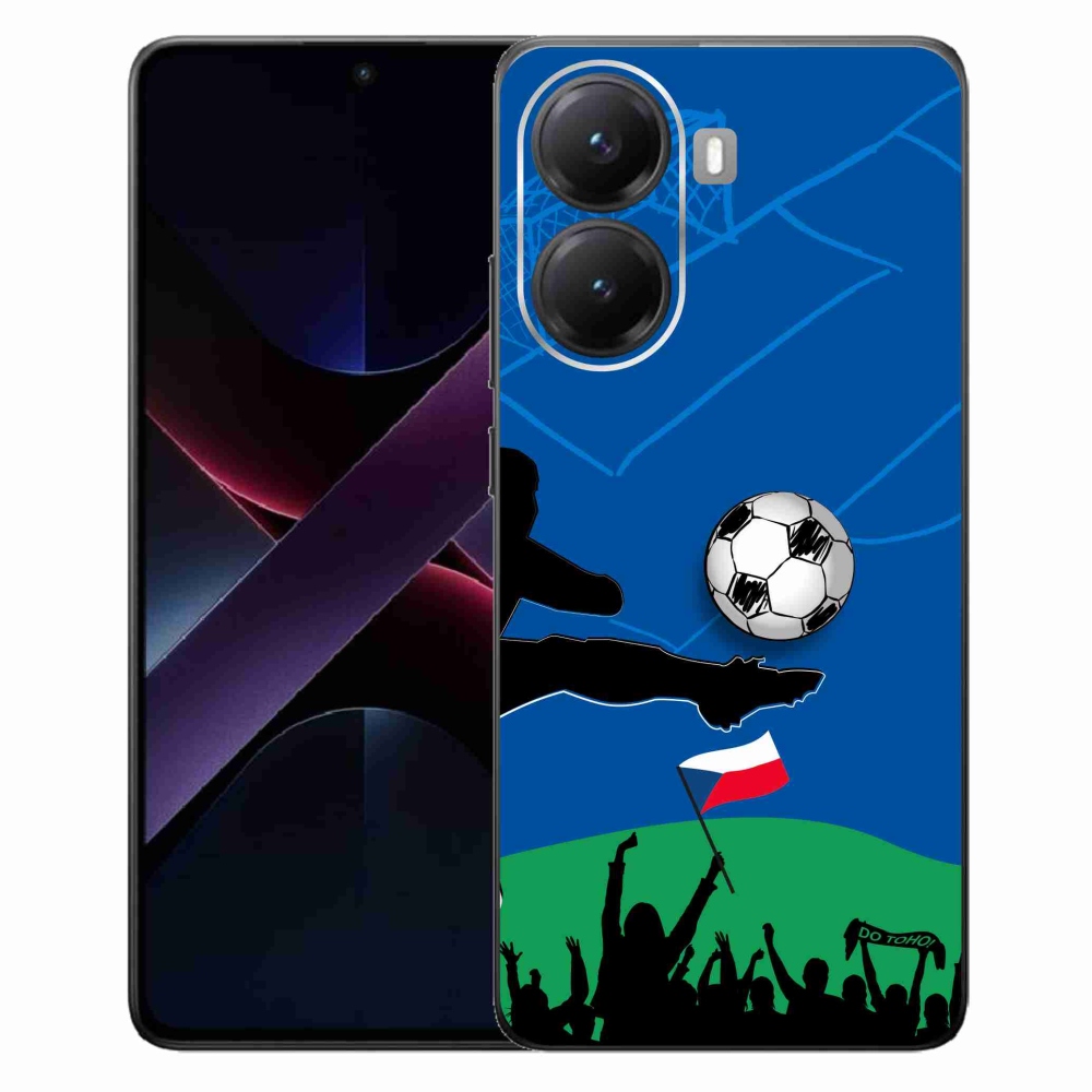 Gelový kryt mmCase na Xiaomi Poco X7 Pro 5G - fanoušci fotbalu