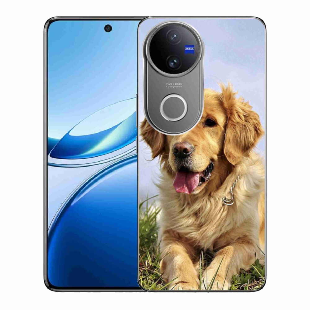 Gelový kryt mmCase na Vivo V50 5G - zlatý retrívr