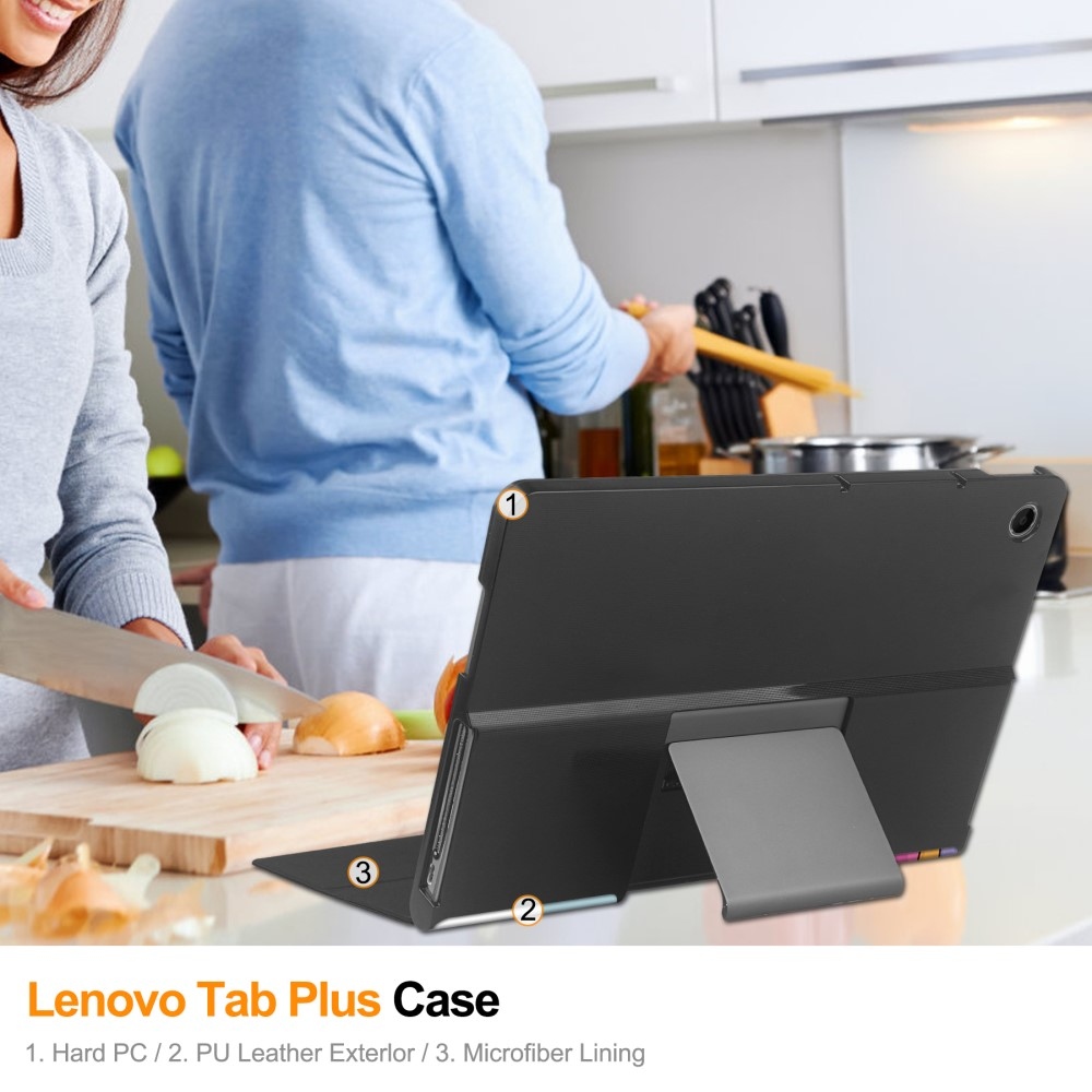 Patte zavírací pouzdro na Lenovo Tab Plus 11.5 - jednorožec