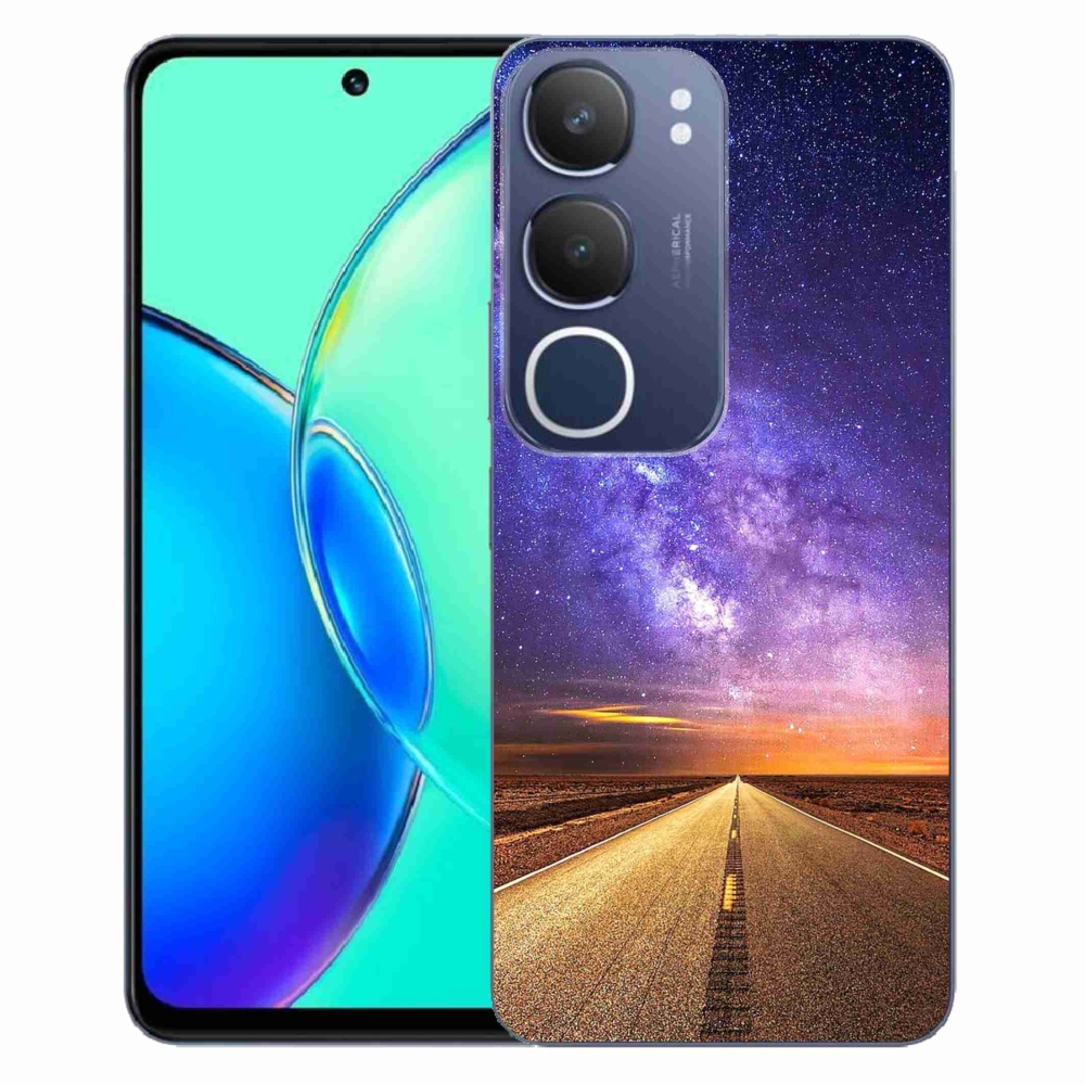 Gelový kryt mmCase na Vivo Y19s - americká silnice