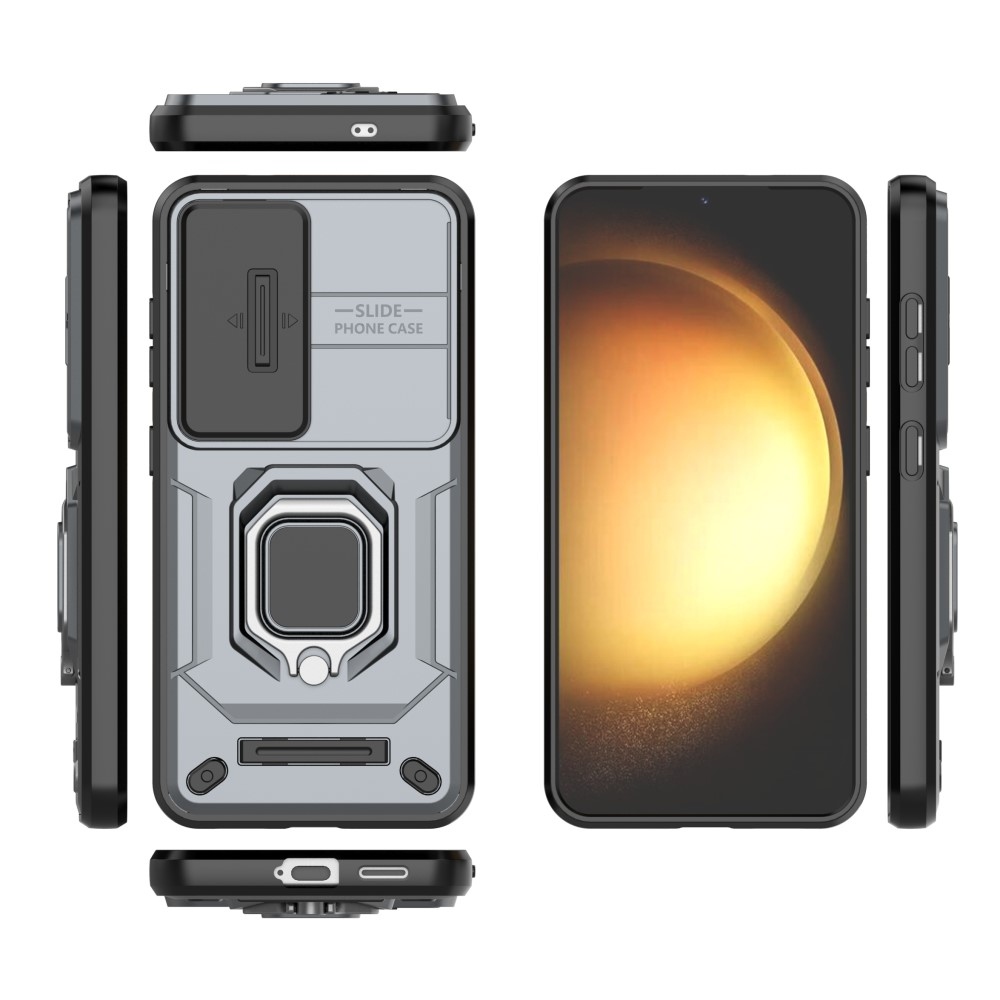 Lens odolný kryt na Samsung Galaxy S25 - šedý