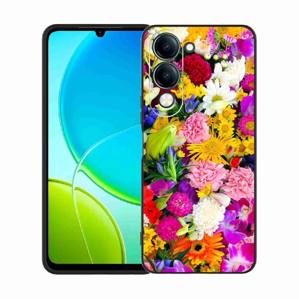 Gelový kryt mmCase na Vivo Y29s 5G - květiny 12