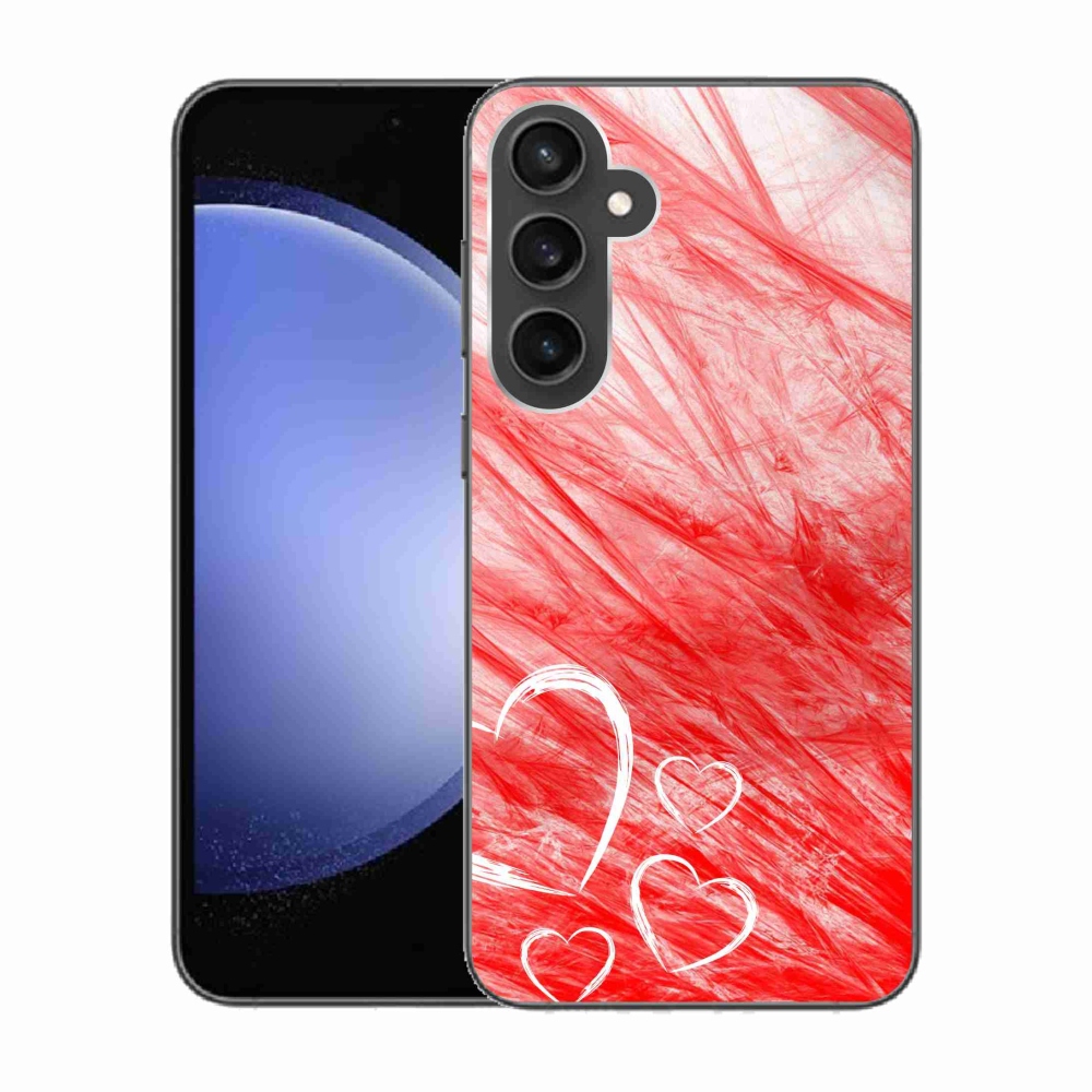 Gelový kryt mmCase na Samsung Galaxy S23 FE - heart