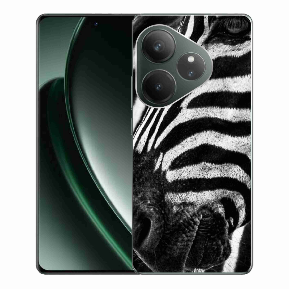 Gelový kryt mmCase na Realme GT 6 5G/GT 6T 5G - zebra