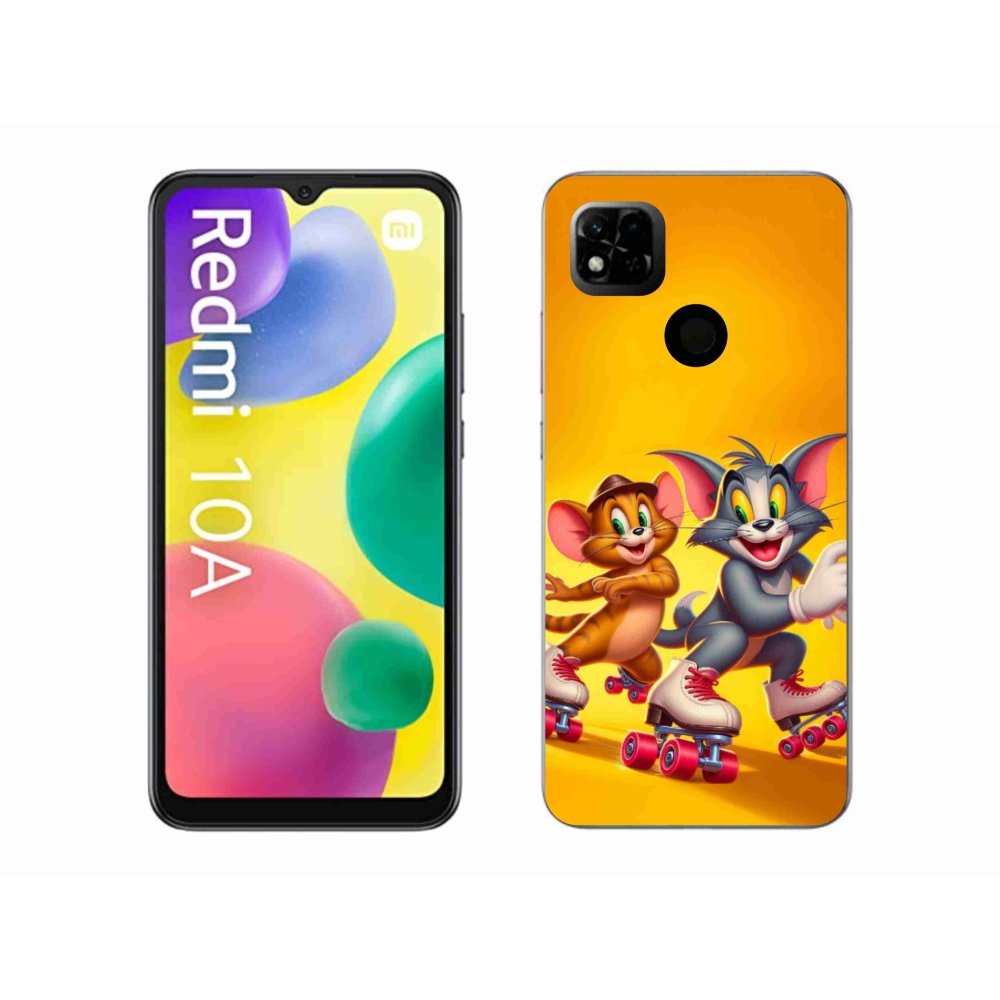Gelový kryt mmCase na Xiaomi Redmi 10A - tom a jerry