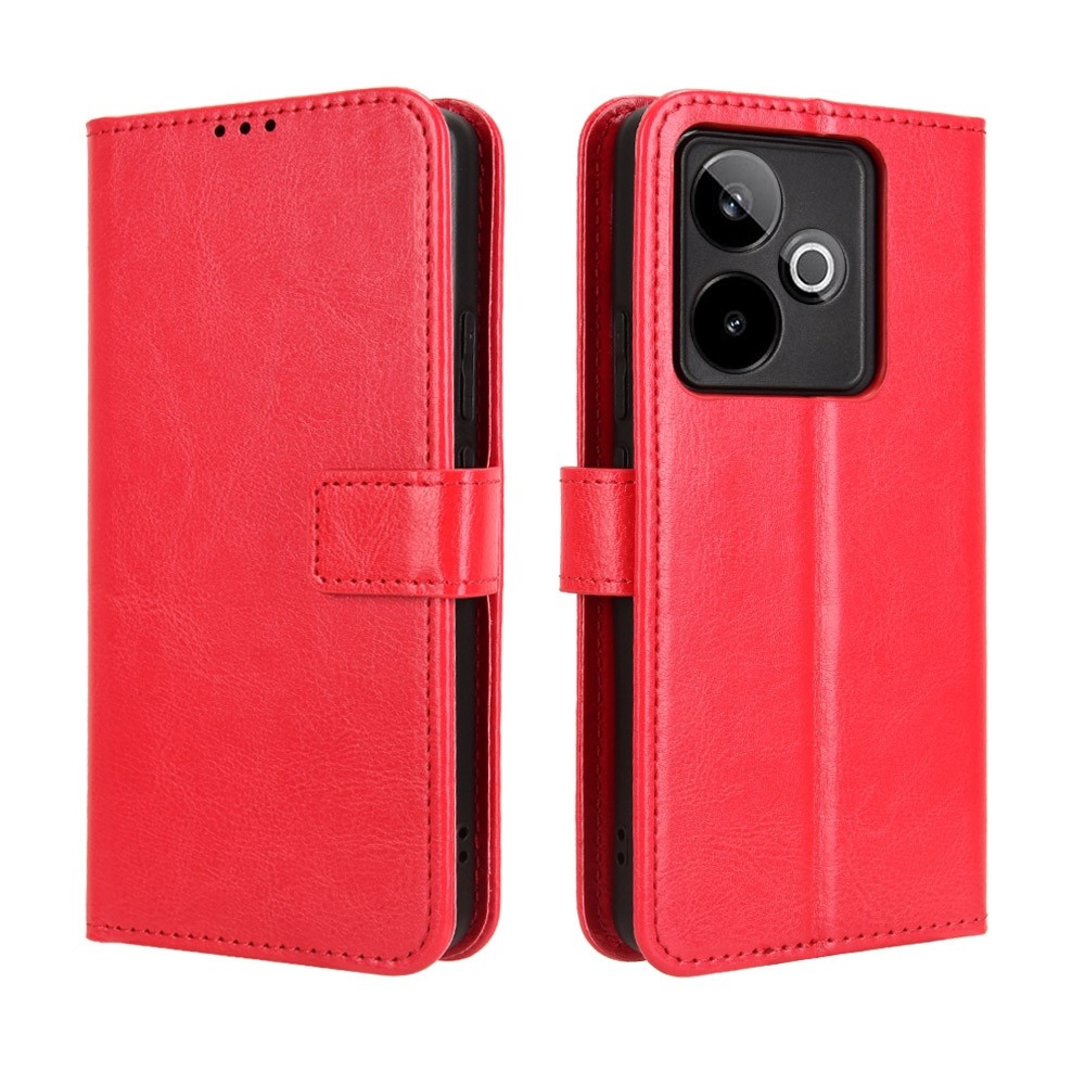 Crazy knížkové pouzdro na Realme GT 7 5G - červené