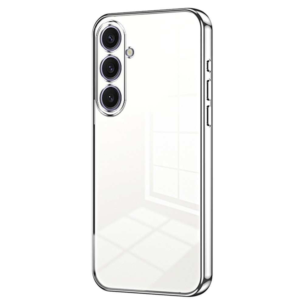 Electro gelový obal na Samsung Galaxy S25+ - stříbrný