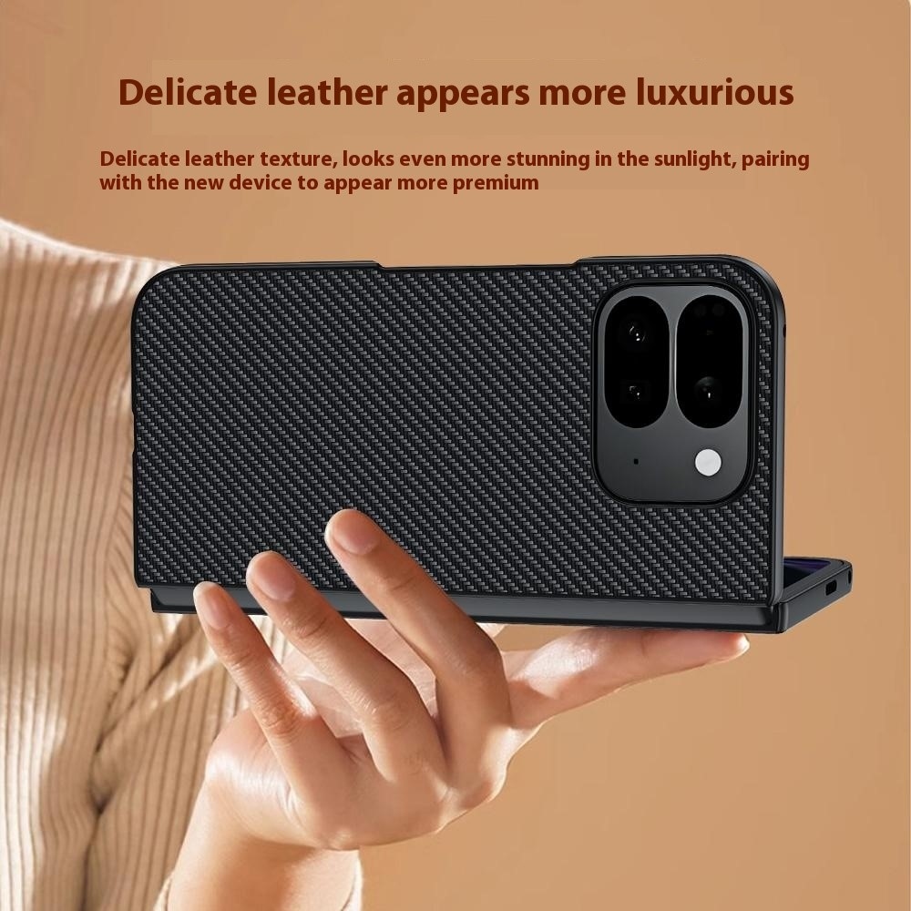 Carbone plastový kryt na mobil Google Pixel 10 Pro Fold - černý