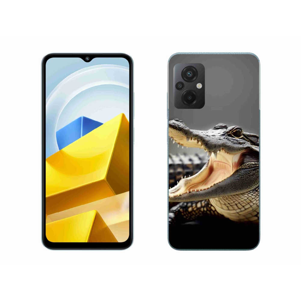 Gelový kryt mmCase na Xiaomi Poco M5 4G - krokodýl
