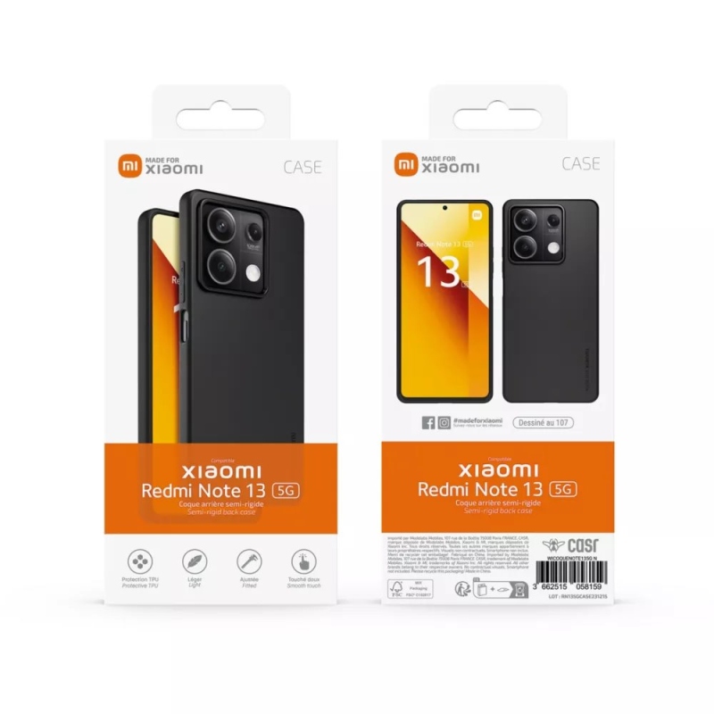 Made for Xiaomi TPU Kryt pro Xiaomi Redmi Note 13 5G Black
