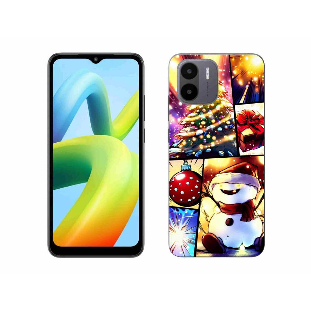Gelový kryt mmCase na Xiaomi Redmi A1/Redmi A2 - vánoční motivy 1