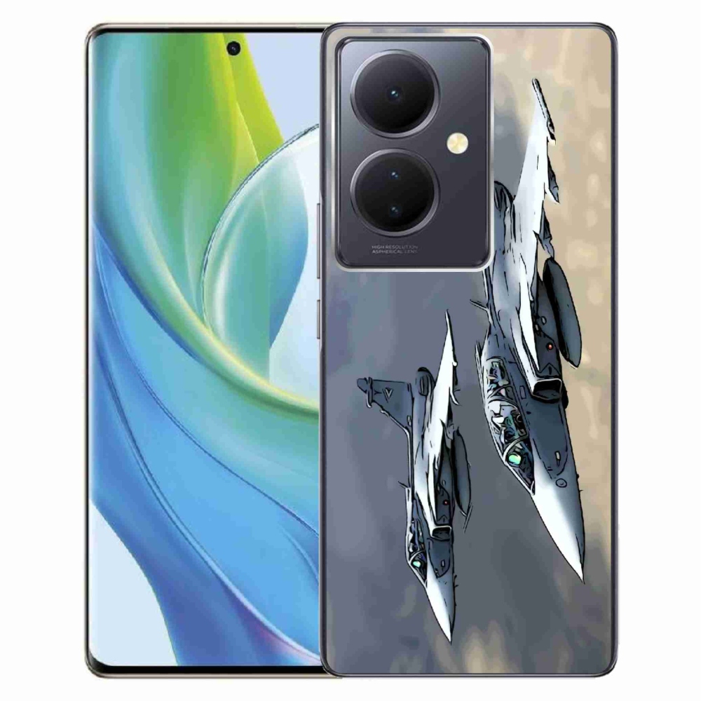 Gelový kryt mmCase na Vivo V29 Lite 5G - stíhačky