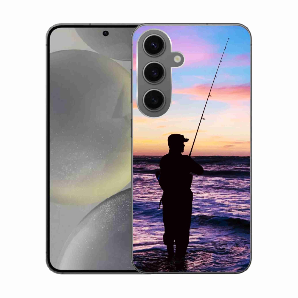 Gelový kryt mmCase na Samsung Galaxy S24 - rybaření 1