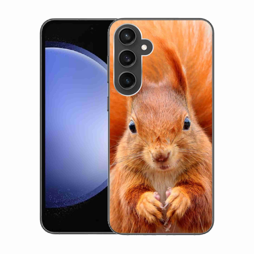 Gelový kryt mmCase na Samsung Galaxy S23 FE - veverka