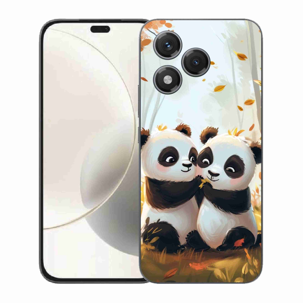 Gelový kryt mmCase na Honor 400 Lite - pandy