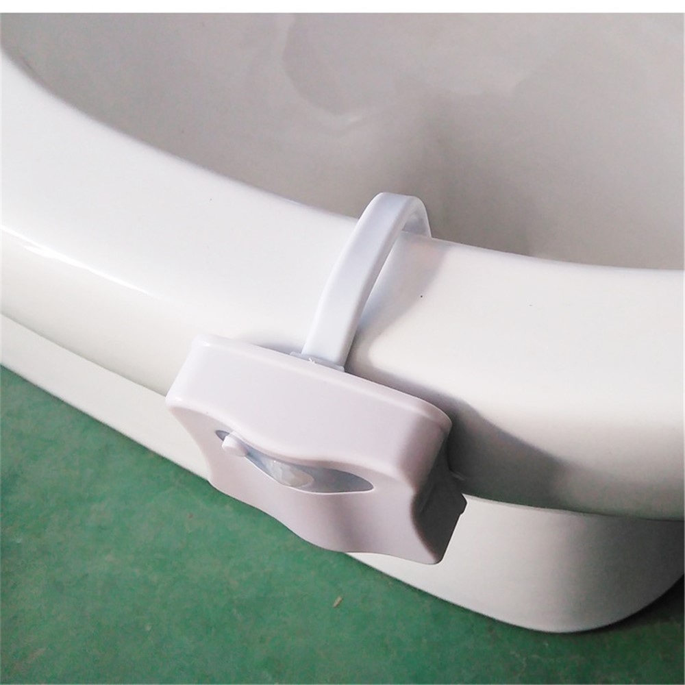 Inteligentní barevné podsvícení toalety s pohybovým čidlem a 8 odstíny světla