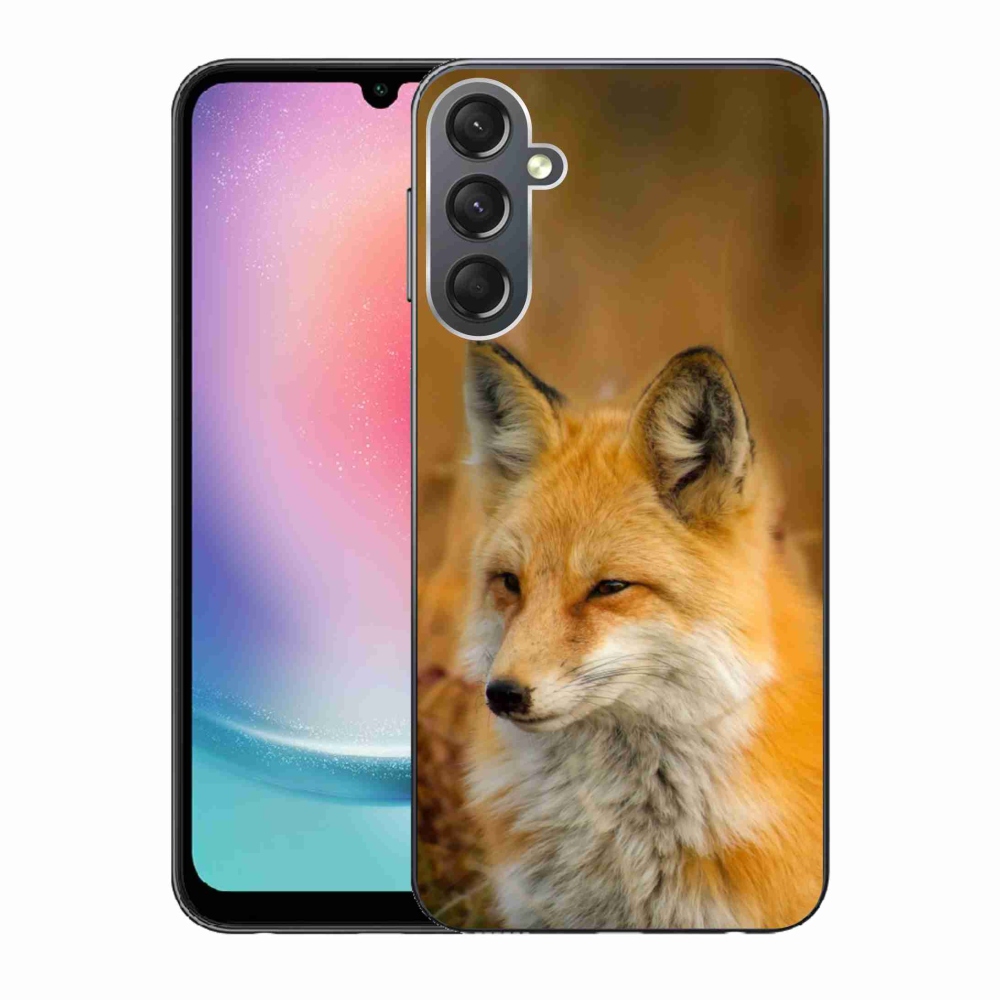 Gelový kryt mmCase na Samsung Galaxy A24 - liška