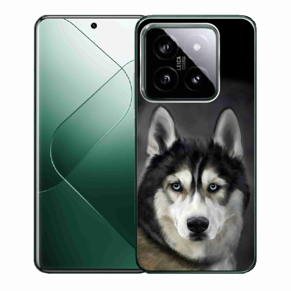 Gelový obal mmCase na Xiaomi 14 - husky