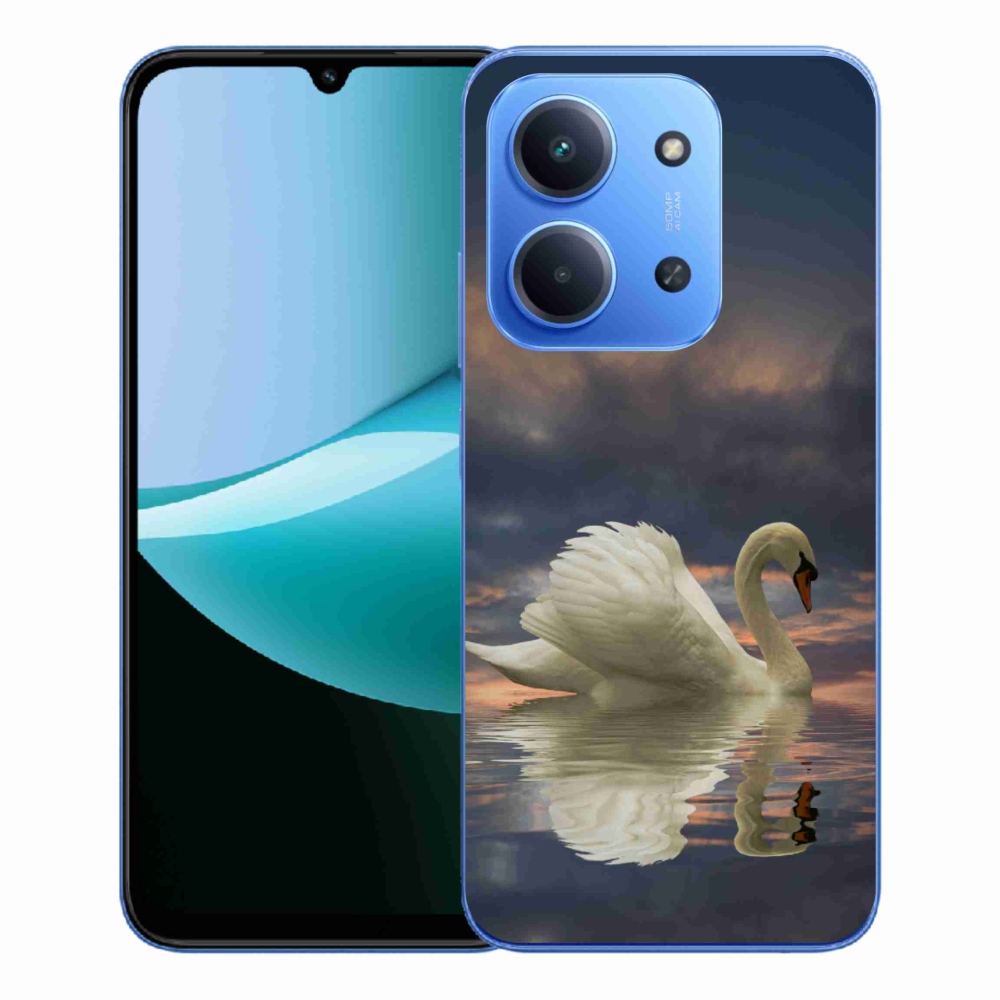 Gelový kryt mmCase na Xiaomi Redmi 15C 4G/5G (173mm) - labuť