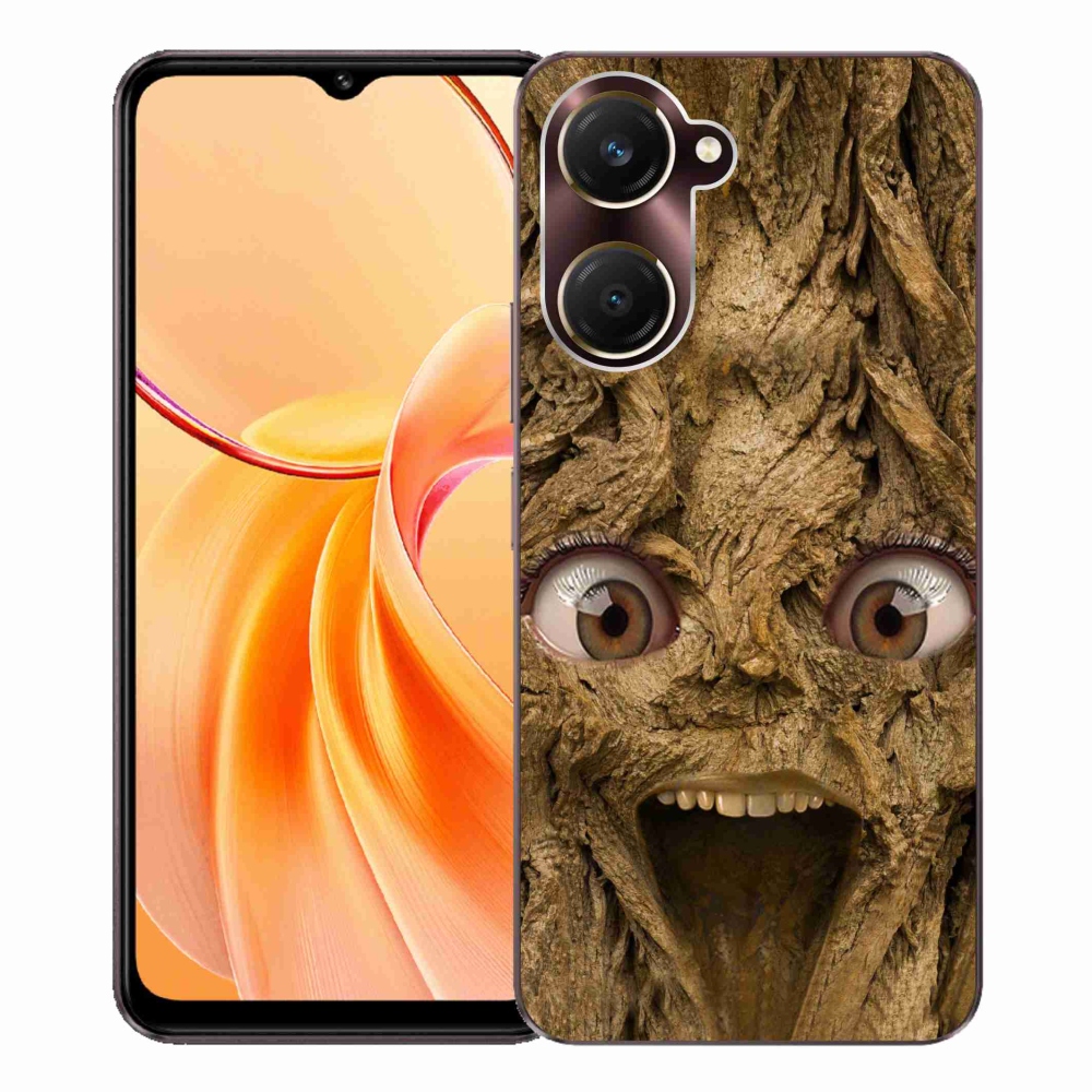 Gelový kryt mmCase na Vivo Y28s 5G - veselý strom s očima