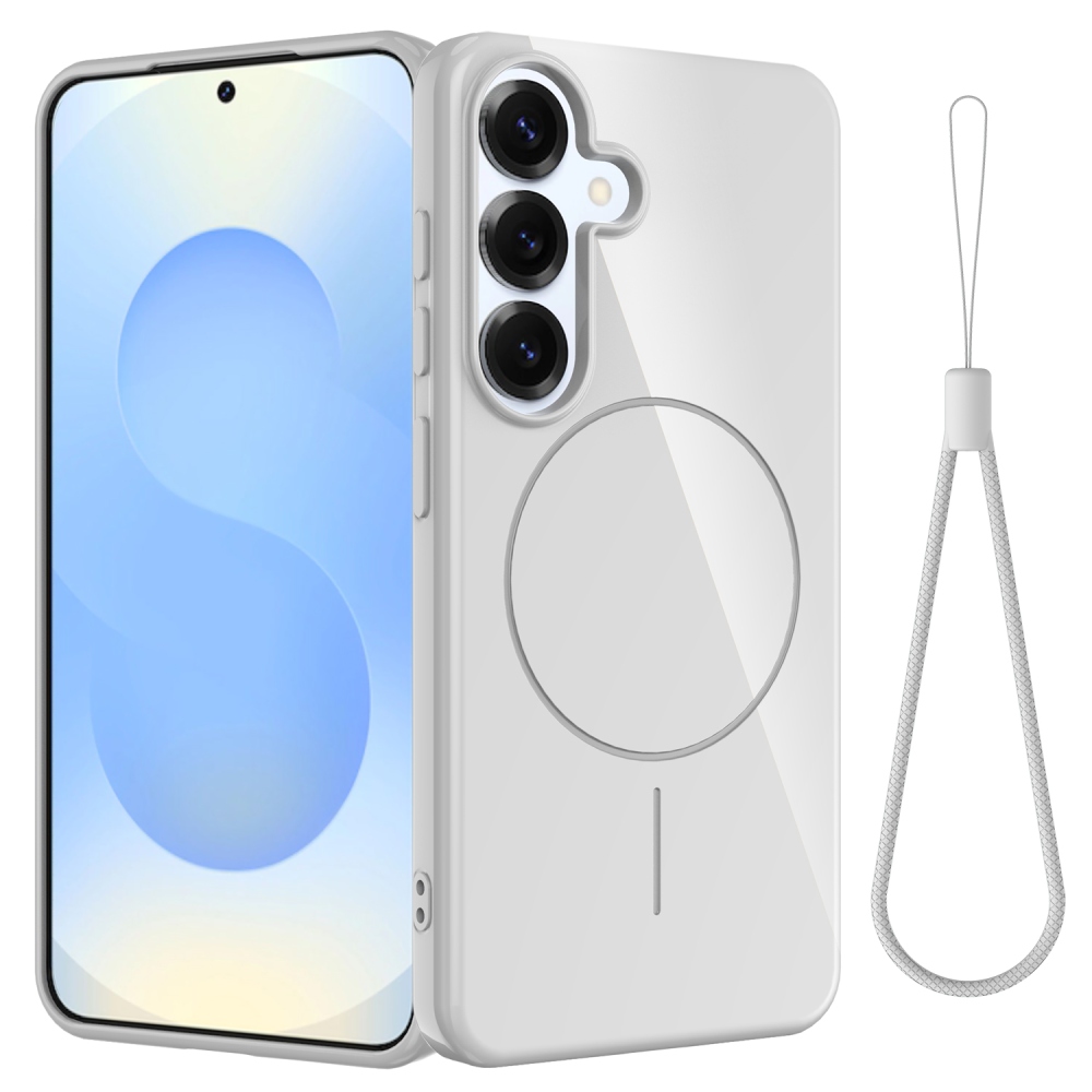 Carry gelový obal s MagSafe na Samsung Galaxy S25 FE - bílý
