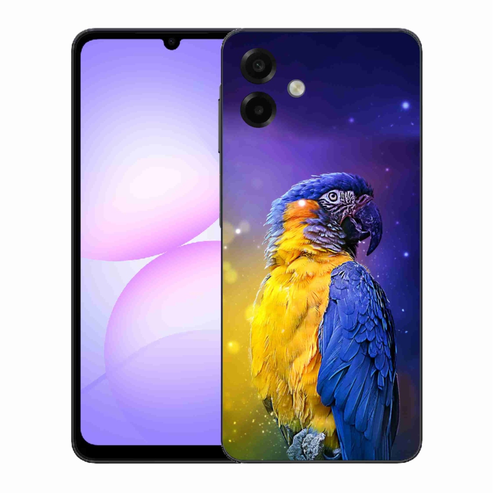 Gelový kryt mmCase na Samsung Galaxy A07 4G - papoušek ara 1