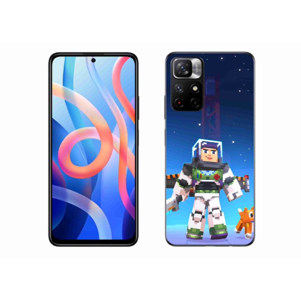 Gelový kryt mmCase na Xiaomi Poco M4 Pro 5G - minecraft 2